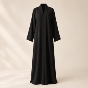 Essential black abaya by DEEN COLLECTION