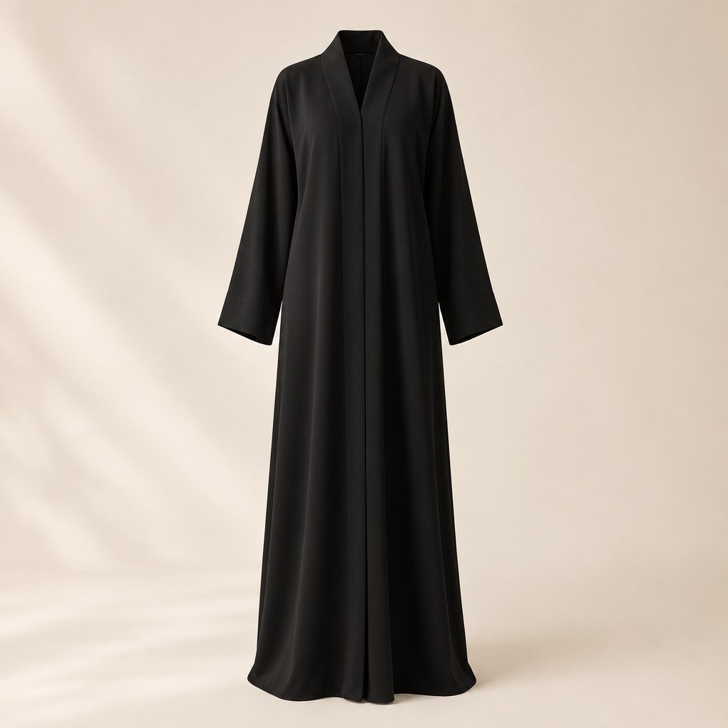 Essential black abaya by DEEN COLLECTION
